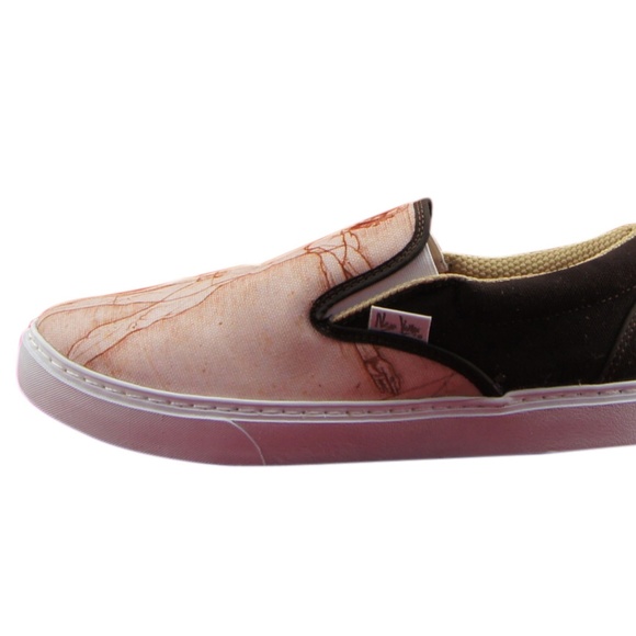 MEN'S PRINTED CANVAS SNEAKERS "DA VINCI VITRUVIAN" - Picture 4 of 5